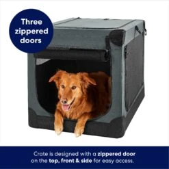 Frisco Indoor & Outdoor 3-Door Collapsible Soft-Sided Dog & Small Pet Crate 12 Frisco Indoor & Outdoor 3-Door Collapsible Soft-Sided Dog & Small Pet Crate -Chewy 105036 PT3. AC SS1800 V1667227999