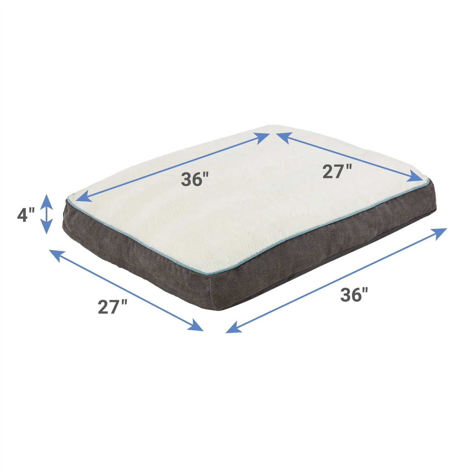 Frisco Plush Pillow Cat & Dog Bed W/ Removable Cover 4 Frisco Plush Pillow Cat & Dog Bed W/ Removable Cover - Image 2