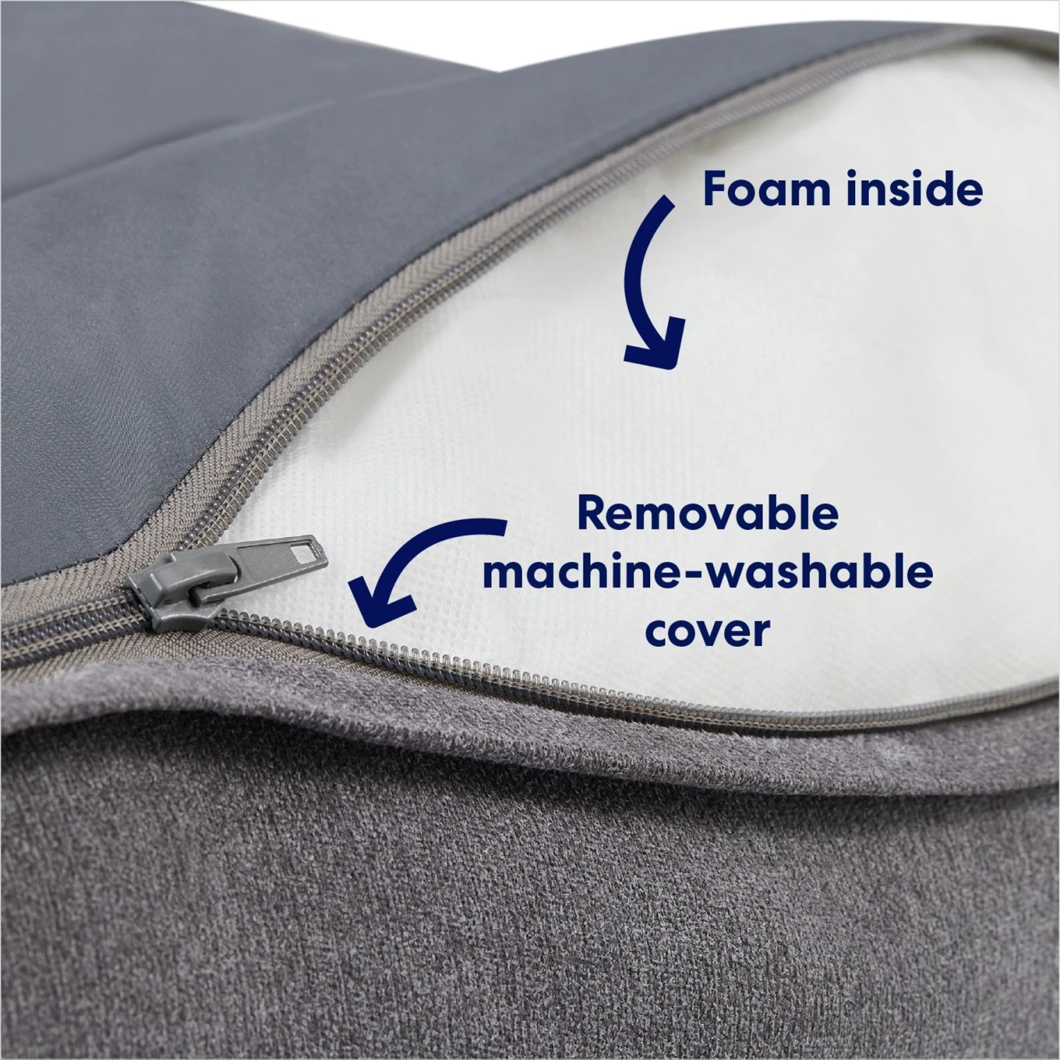 Frisco Plush Pillow Cat & Dog Bed W/ Removable Cover 5 Frisco Plush Pillow Cat & Dog Bed W/ Removable Cover - Image 3