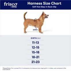 Frisco Small Breed Soft Vest Step In Back Clip Dog Harness -Chewy 139821 PT2. AC SS1800 V1673964206