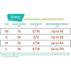 Frisco Nylon Tape Reflective Retractable Dog Leash -Chewy 140896 PT8. AC SS1800 V1524508344
