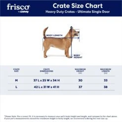 Frisco Ultimate Heavy Duty Steel Metal Single Door Dog Crate -Chewy 141213 PT2. AC SS1800 V1667229026