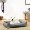 Frisco Rectangular Bolster Dog Bed W/Removable Cover, Dark Gray 1 Frisco Rectangular Bolster Dog Bed W/Removable Cover, Dark Gray -Chewy 144865 MAIN. AC SS1800 V1566404860
