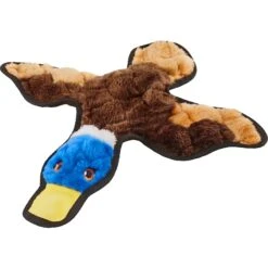 Frisco Duck Flat Plush Squeaky Dog Toy