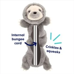 Frisco Sloth Bungee Plush Squeaky Dog Toy 10 Frisco Sloth Bungee Plush Squeaky Dog Toy -Chewy 152826 PT2. AC SS1800 V1686579149