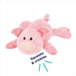 Frisco Corduroy Plush Squeaking Pig Dog Toy 10 Frisco Corduroy Plush Squeaking Pig Dog Toy -Chewy 152832 PT2. AC SS1800 V1692020044
