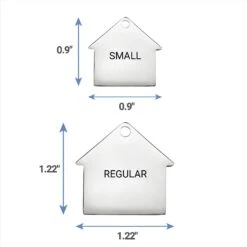 Frisco Stainless Steel Personalized Dog ID Tag, Dog House 15 Frisco Stainless Steel Personalized Dog ID Tag, Dog House -Chewy 153000 PT6. AC SS1800 V1541090216