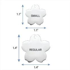 Frisco Stainless Steel Personalized Dog & Cat ID Tag, Flower 15 Frisco Stainless Steel Personalized Dog & Cat ID Tag, Flower -Chewy 153002 PT6. AC SS1800 V1540562264