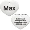 Frisco Personalized Dog & Cat ID Tag, Heart 2 Frisco Personalized Dog & Cat ID Tag, Heart -Chewy 153006 MAIN. AC SS1800 V1619702576