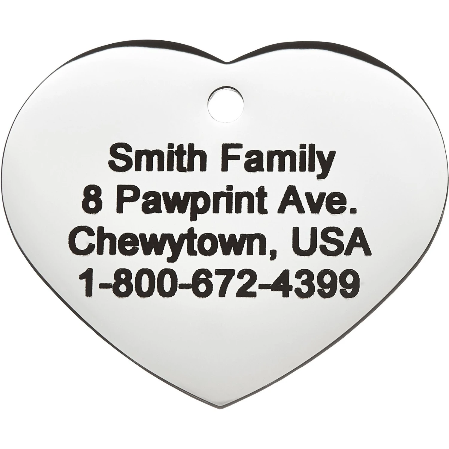 Frisco Personalized Dog & Cat ID Tag, Heart 6 Frisco Personalized Dog & Cat ID Tag, Heart - Image 4