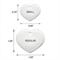 Frisco Personalized Dog & Cat ID Tag, Heart 15 Frisco Personalized Dog & Cat ID Tag, Heart -Chewy 153006 PT6. AC SS1800 V1541090218
