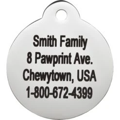 Frisco Personalized Dog & Cat Tag, Round 12 Frisco Personalized Dog & Cat Tag, Round -Chewy 153015 PT3. AC SS1800 V1548964844