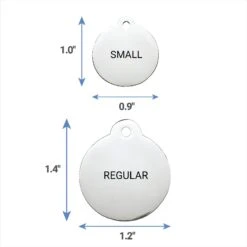 Frisco Personalized Dog & Cat Tag, Round 15 Frisco Personalized Dog & Cat Tag, Round -Chewy 153015 PT6. AC SS1800 V1541090222