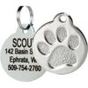 Frisco Stainless Steel Personalized Dog & Cat ID Tag, Paw Print 1 Frisco Stainless Steel Personalized Dog & Cat ID Tag, Paw Print -Chewy 153057 MAIN. AC SS1800 V1640183485