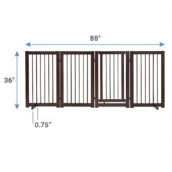 Frisco Deluxe Configurable 4-Panel Wood Dog Gate 11 Frisco Deluxe Configurable 4-Panel Wood Dog Gate -Chewy 156793 PT1. AC SS1800 V1607126241