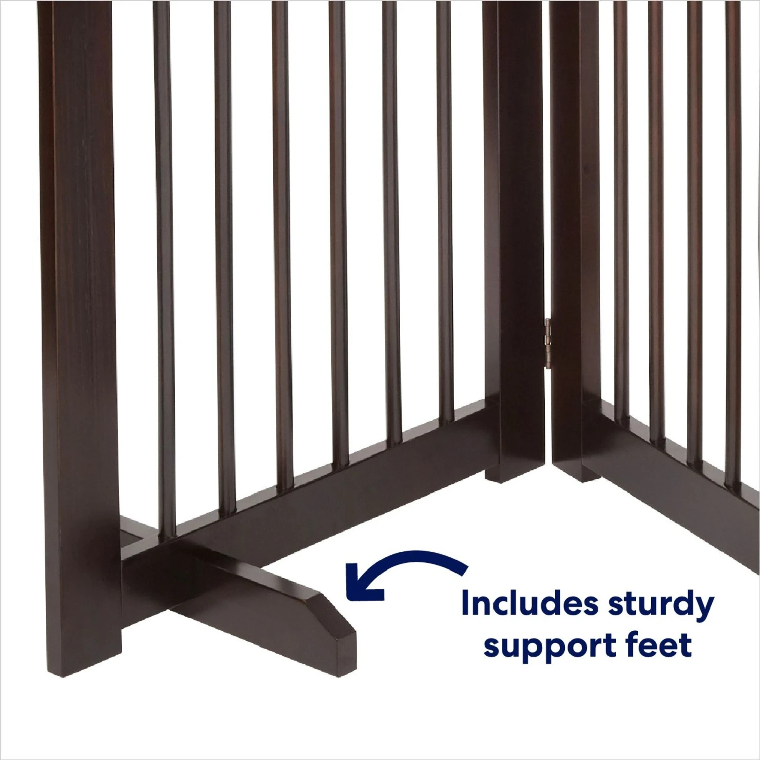 Frisco Deluxe Configurable 4-Panel Wood Dog Gate 8 Frisco Deluxe Configurable 4-Panel Wood Dog Gate - Image 6