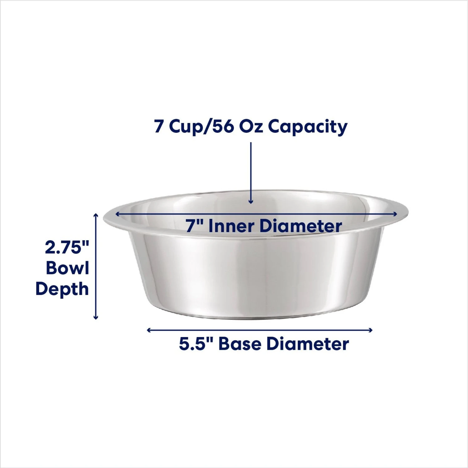 Frisco Stainless Steel Dog & Cat Bowl 4 Frisco Stainless Steel Dog & Cat Bowl - Image 2