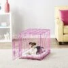 Frisco Fold & Carry Single Door Collapsible Wire Dog Crate, Pink -Chewy 160806 MAIN. AC SS1800 V1598642758