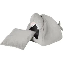 Frisco Novelty Shark Covered Cat & Dog Bed -Chewy 165339 PT2. AC SS1800 V1568211433