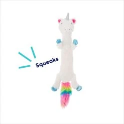 Frisco Unicorn Skinny Plush Squeaky Dog Toy 10 Frisco Unicorn Skinny Plush Squeaky Dog Toy -Chewy 174713 PT2. AC SS1800 V1695670691