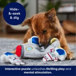 Frisco Rocket Ship Hide & Seek Puzzle Plush Squeaky Dog Toy -Chewy 174753 PT4. AC SS1800 V1695670750