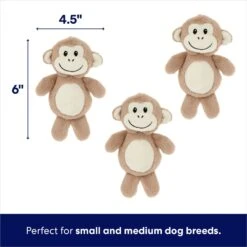 Frisco Monkeys In Tree Hide & Seek Puzzle Plush Squeaky Dog Toy Refills -Chewy 174768 PT1. AC SS1800 V1691784249