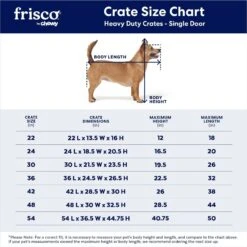 Frisco Heavy Duty Single Door Wire Dog Crate 11 Frisco Heavy Duty Single Door Wire Dog Crate -Chewy 210677 PT2. AC SS1800 V1667859376