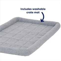 Frisco Fold & Carry Single Door Collapsible Wire Dog Crate & Mat Kit -Chewy 212620 PT5. AC SS1800 V1671718797