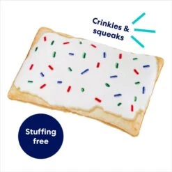 Frisco Frosted Pastry Stuffing-Free Flat Plush Squeaky Dog Toy 10 Frisco Frosted Pastry Stuffing-Free Flat Plush Squeaky Dog Toy -Chewy 213812 PT2. AC SS1800 V1686580151