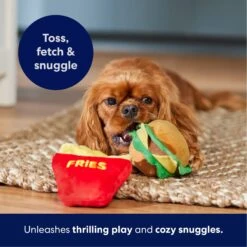 Frisco Burger & Fries Plush Squeaky Dog Toy 10 Frisco Burger & Fries Plush Squeaky Dog Toy -Chewy 213822 PT3. AC SS1800 V1695241915