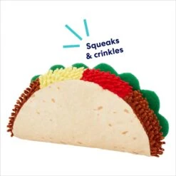 Frisco Taco Plush Squeaky Dog Toy 10 Frisco Taco Plush Squeaky Dog Toy -Chewy 213826 PT2. AC SS1800 V1695748836
