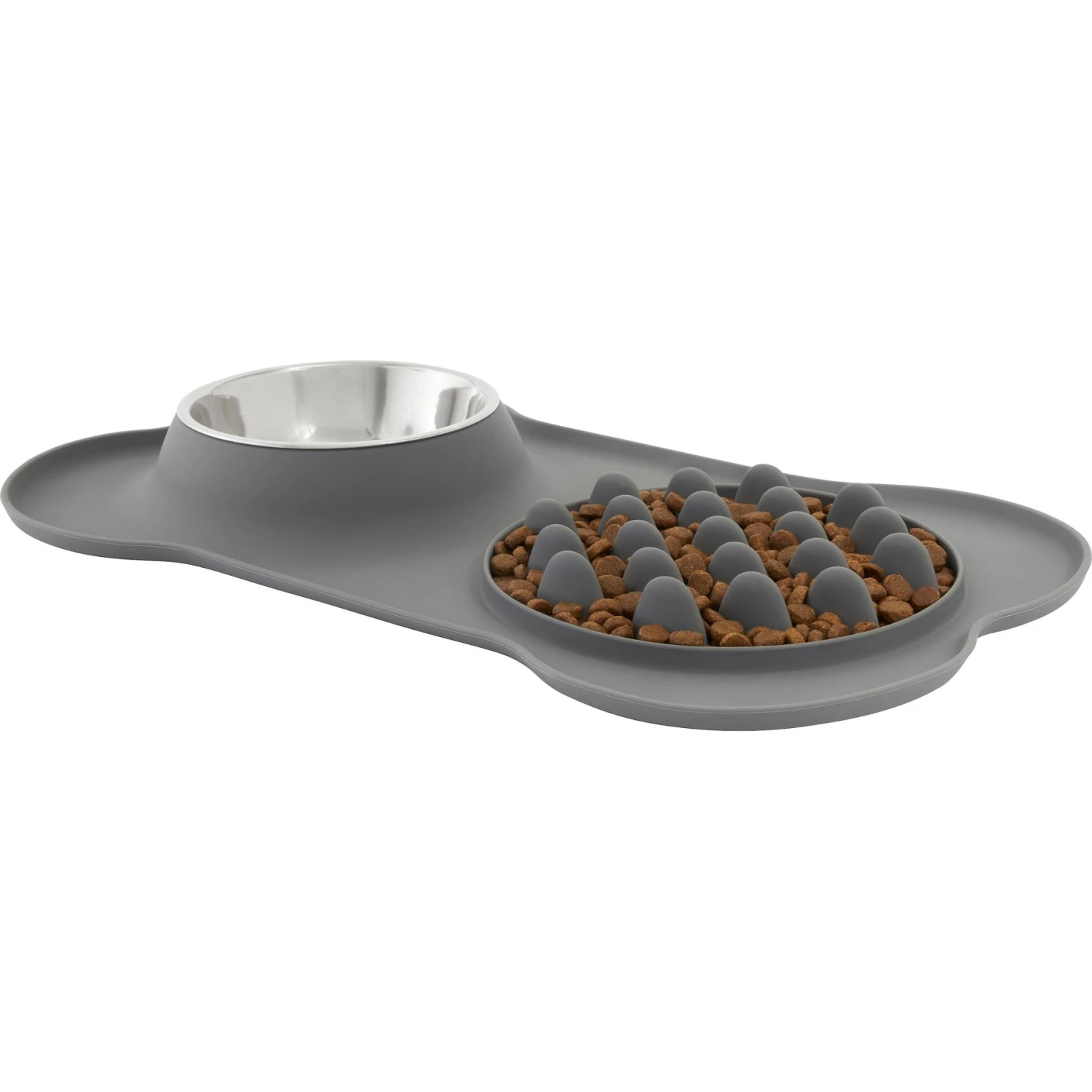 Frisco Silicone Slow Feeder Mat With Stainless Steel Bowl 4 Frisco Silicone Slow Feeder Mat With Stainless Steel Bowl - Image 3