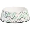 Frisco Chevron Brushed Melamine Bowl 2 Frisco Chevron Brushed Melamine Bowl -Chewy 216059 MAIN. AC SS1800 V1591020991