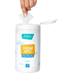 Frisco Vinegar Cleaning Wipes, 70 Count 10 Frisco Vinegar Cleaning Wipes, 70 Count -Chewy 222151 PT3. AC SS1800 V1599641158