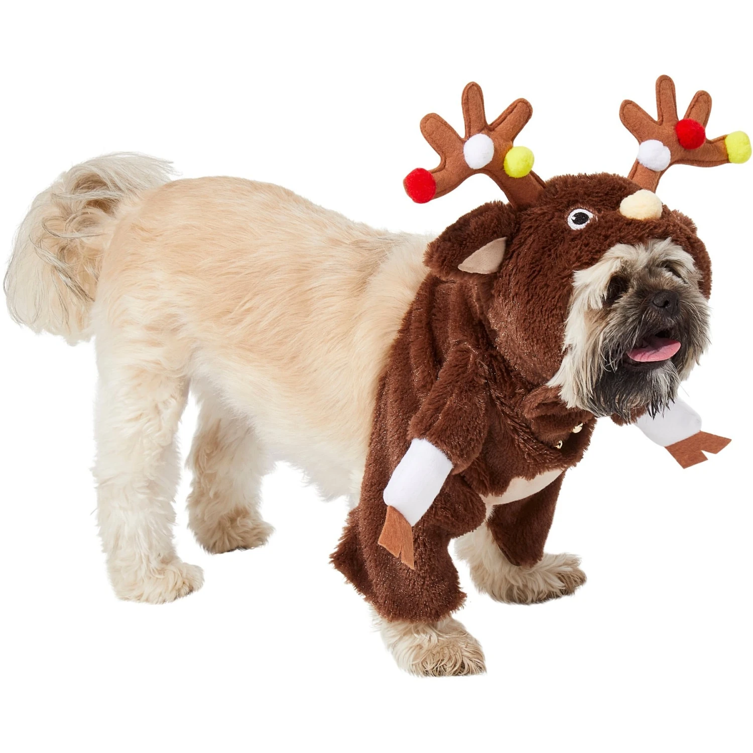 Frisco Front Walking Reindeer Dog & Cat Costume, 1 Count 6 Frisco Front Walking Reindeer Dog & Cat Costume, 1 Count - Image 4