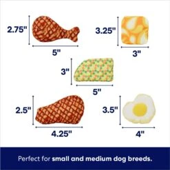 Frisco Microwave Dinner Interactive Plush Squeaky Dog Toy -Chewy 230343 PT2. AC SS1800 V1695748358