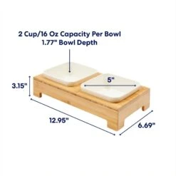 Frisco Square Melamine Dog & Cat Bowl Set With Bamboo Stand 10 Frisco Square Melamine Dog & Cat Bowl Set With Bamboo Stand -Chewy 232076 PT1. AC SS1800 V1685731991