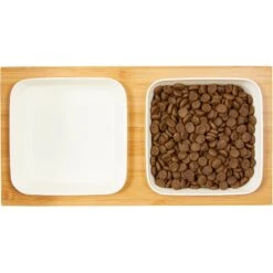 Frisco Square Melamine Dog & Cat Bowl Set With Bamboo Stand 12 Frisco Square Melamine Dog & Cat Bowl Set With Bamboo Stand -Chewy 232076 PT3. AC SS1800 V1605145031