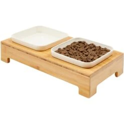 Frisco Square Melamine Dog & Cat Bowl Set With Bamboo Stand 14 Frisco Square Melamine Dog & Cat Bowl Set With Bamboo Stand -Chewy 232076 PT6. AC SS1800 V1684761684