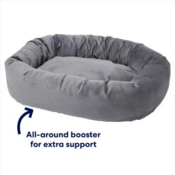 Frisco Velvet Round Bolster Dog Bed W/Removable Cover 10 Frisco Velvet Round Bolster Dog Bed W/Removable Cover -Chewy 232178 PT2. AC SS1800 V1671203057