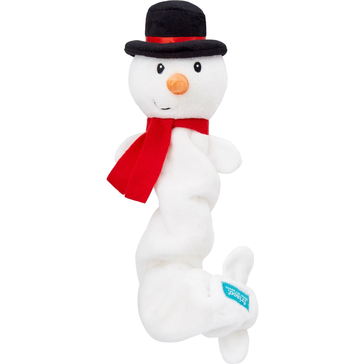 Frisco Holiday Snowman Bungee Plush Squeaky Dog Toy 3 Frisco Holiday Snowman Bungee Plush Squeaky Dog Toy