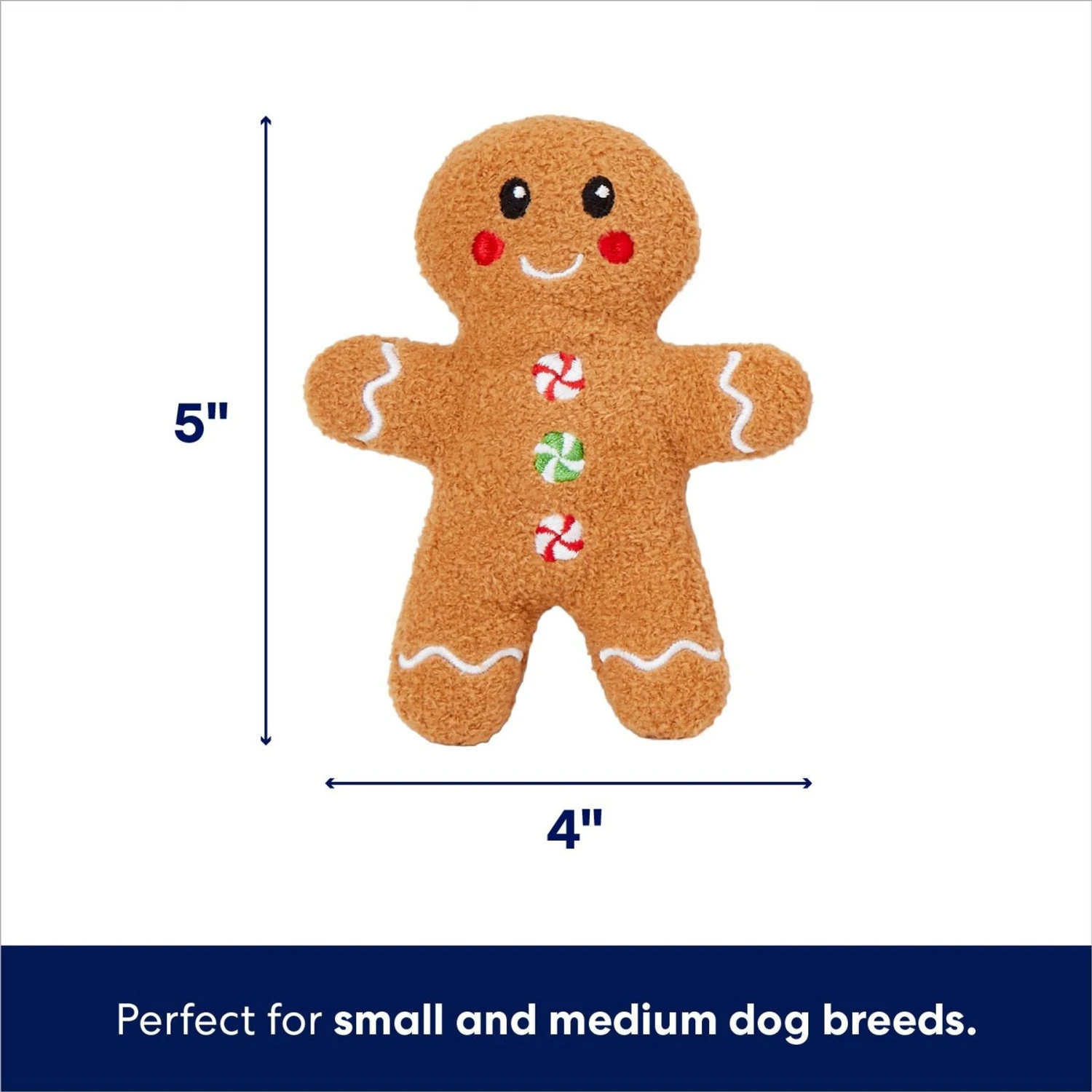 Frisco Holiday Milk & Gingerbread Cookies Hide & Seek Puzzle Plush Squeaky Dog Toy 5 Frisco Holiday Milk & Gingerbread Cookies Hide & Seek Puzzle Plush Squeaky Dog Toy - Image 3