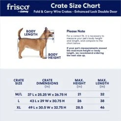 Frisco Heavy Duty Enhanced Lock Double Door Fold & Carry Wire Dog Crate & Mat Kit 12 Frisco Heavy Duty Enhanced Lock Double Door Fold & Carry Wire Dog Crate & Mat Kit -Chewy 233736 PT2. AC SS1800 V1667228087