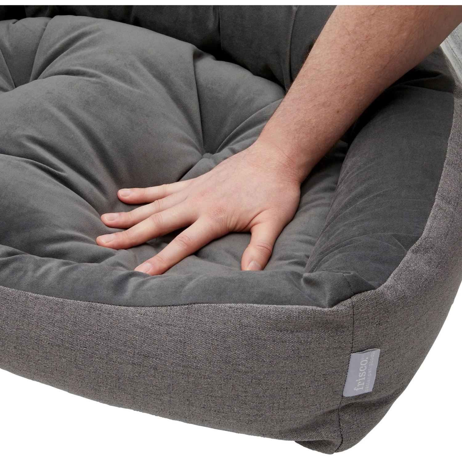 Frisco Rectangular Personalized Bolster Dog Bed W/Removable Cover 10 Frisco Rectangular Personalized Bolster Dog Bed W/Removable Cover - Image 8