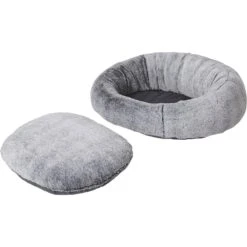Frisco Plush Camel Back Donut Bolster Cat & Dog Bed 12 Frisco Plush Camel Back Donut Bolster Cat & Dog Bed -Chewy 235028 PT5. AC SS1800 V1600389402