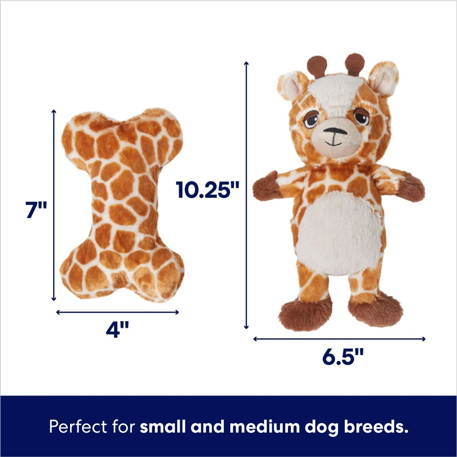 Frisco Giraffe Plush Squeaky Puppy Toy 4 Frisco Giraffe Plush Squeaky Puppy Toy - Image 2