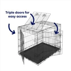 Frisco Heavy Duty All-in-1 Multi-Stage 3 Door Collapsible Wire Dog Crate 15 Frisco Heavy Duty All-in-1 Multi-Stage 3 Door Collapsible Wire Dog Crate -Chewy 247915 PT5. AC SS1800 V1611872190