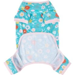 Frisco Teal Floral Dog & Cat Jersey PJs 13 Frisco Teal Floral Dog & Cat Jersey PJs -Chewy 249132 PT4. AC SS1800 V1637657245