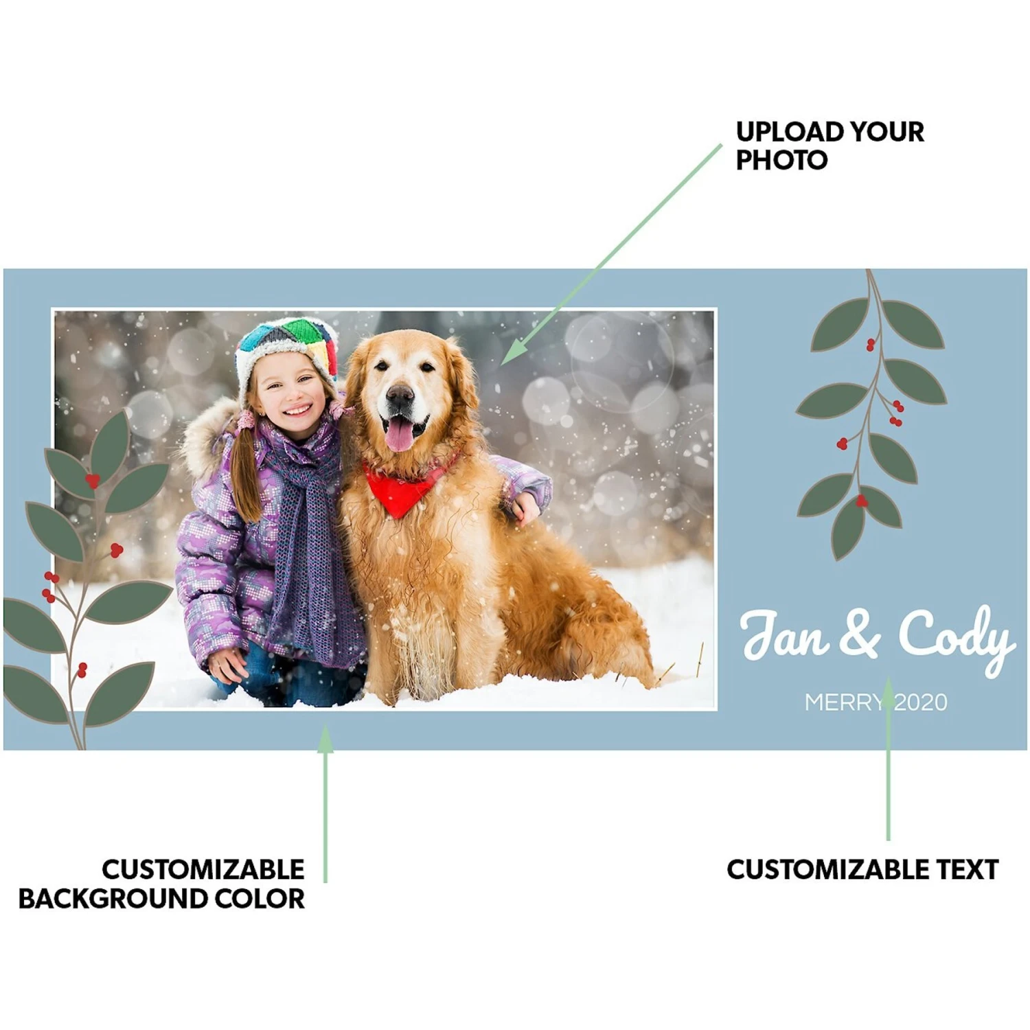 Frisco Berry Garland Personalized Coffee Mug, 11-oz 4 Frisco Berry Garland Personalized Coffee Mug, 11-oz - Image 2