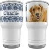 Frisco Double Walled Boho Damask Personalized Tumbler, 30-oz Cup -Chewy 250749 MAIN. AC SS1800 V1606680437